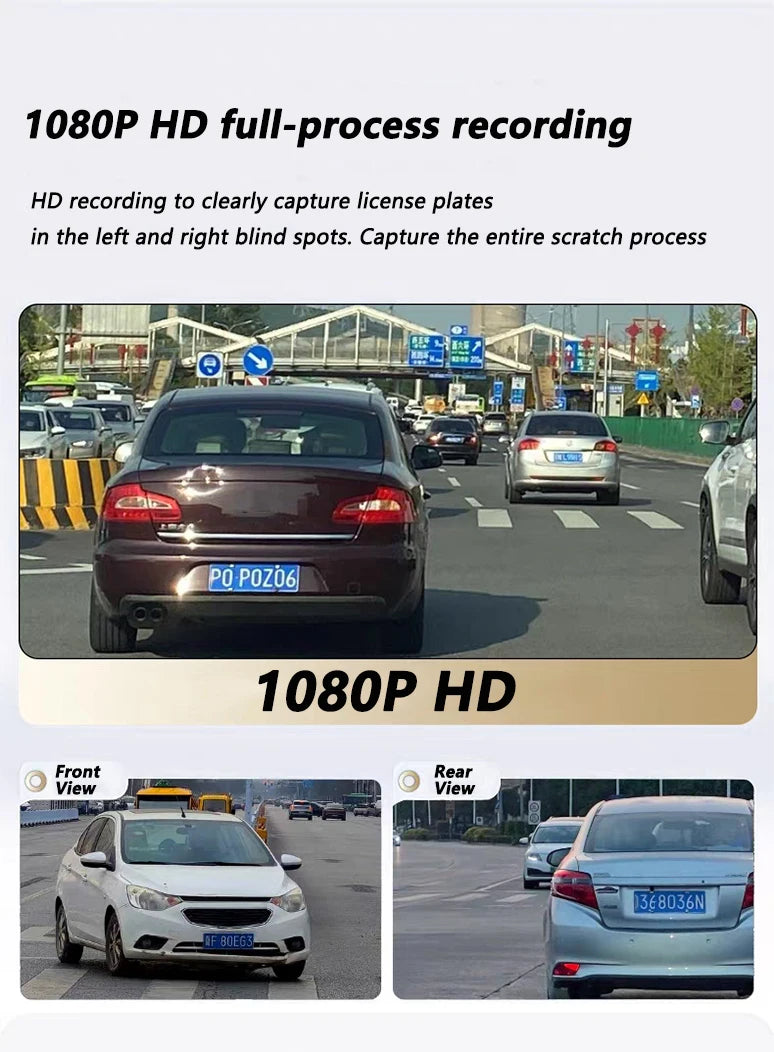 Dashcam voiture etymoofox 4 canaux WiFi rétroviseur – photo 14
