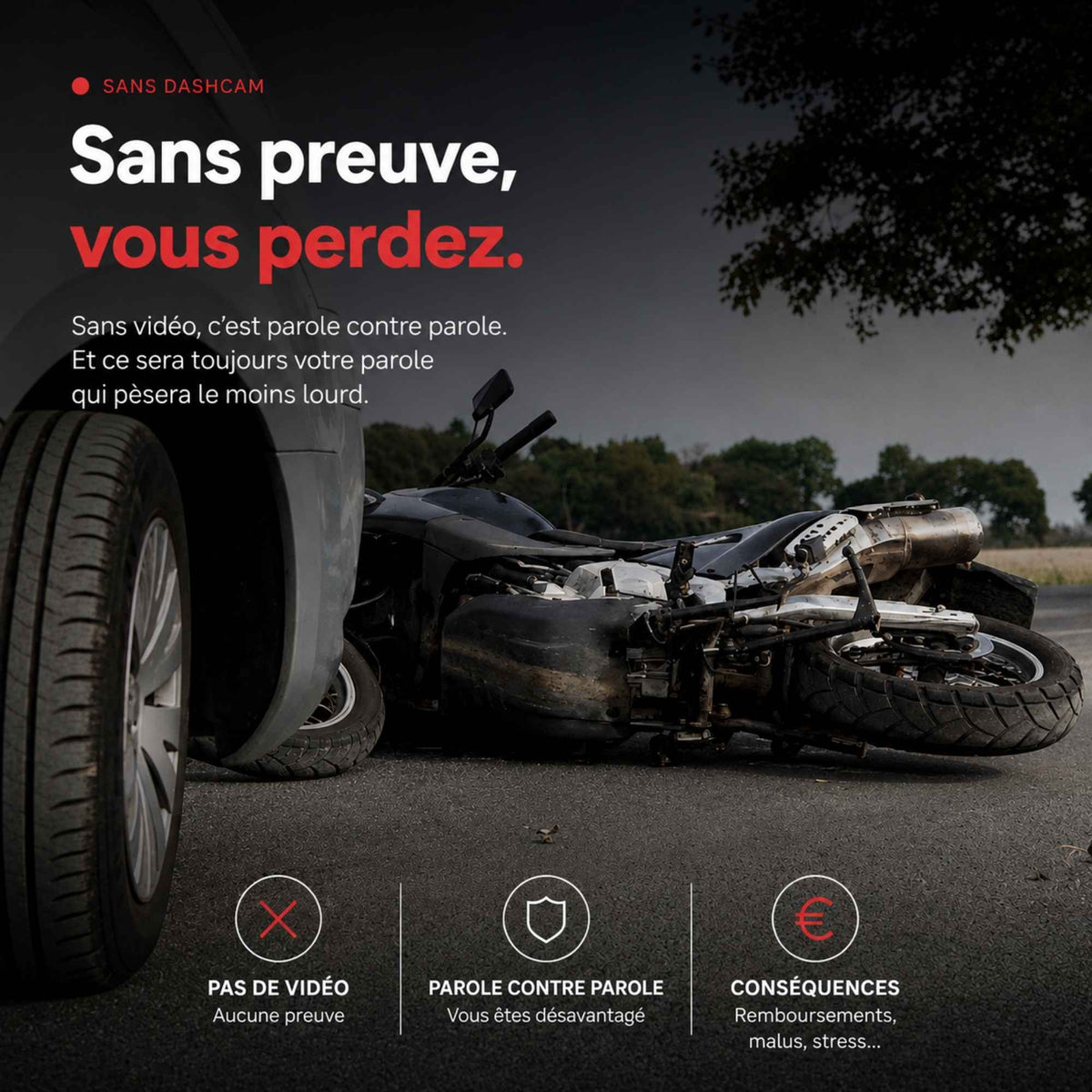 Petite caméra moto compacte en 1080P