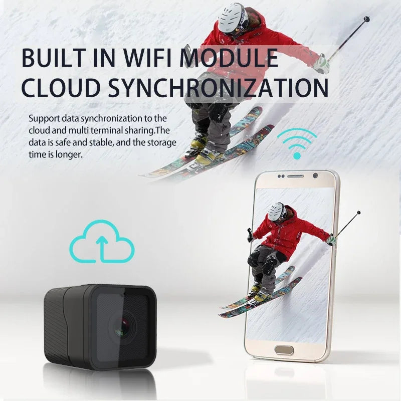 Mini caméra sport 1080P WiFi hotspot – aperçu produit