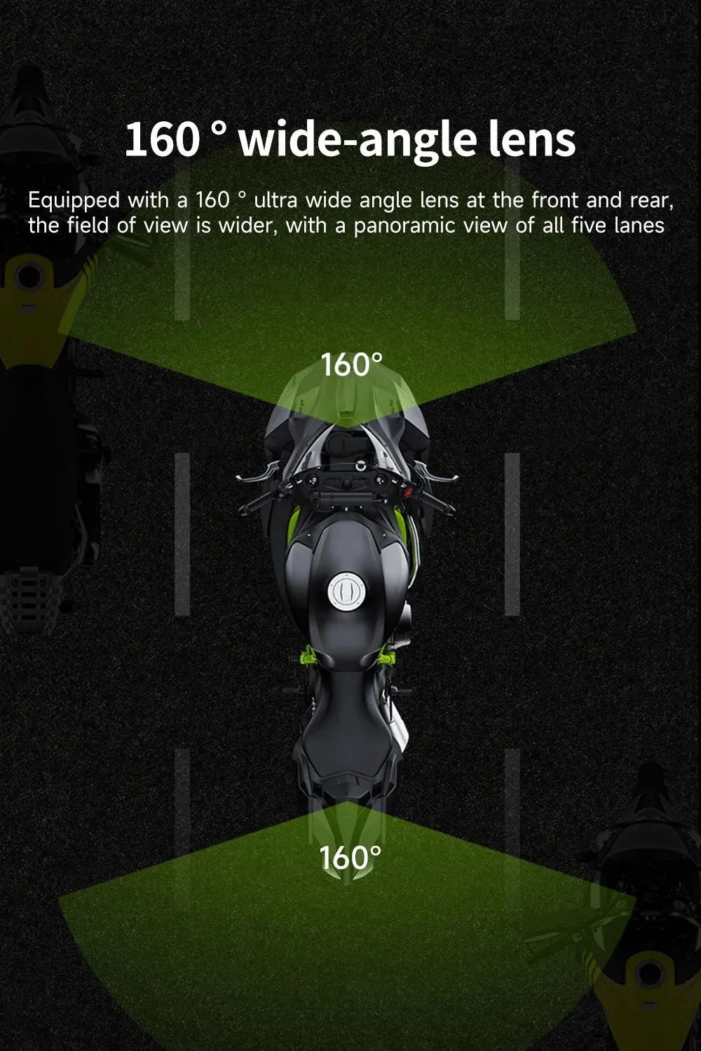 Dashcam moto JIUYIN Full HD 1080P étanche – photo 13