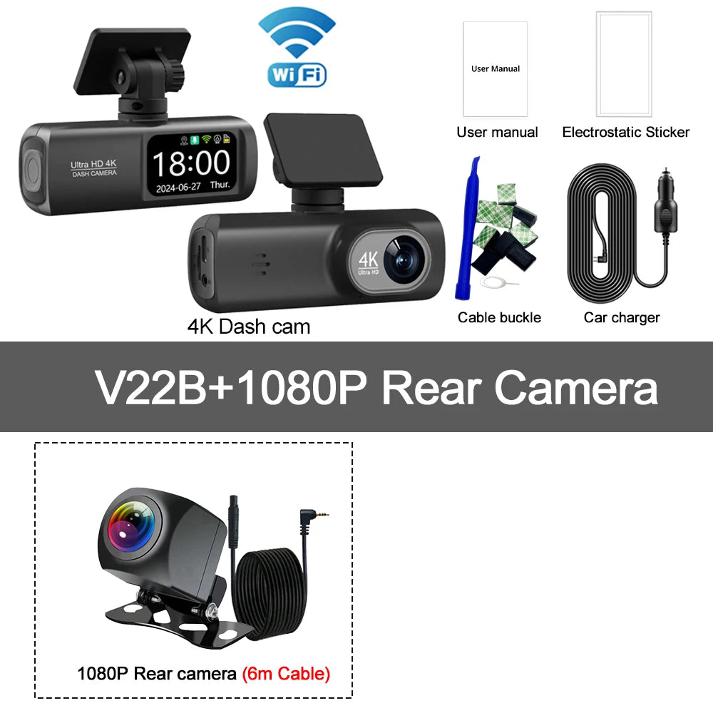 Dashcam voiture Kocam 4K UHD WiFi GPS externe – photo 18