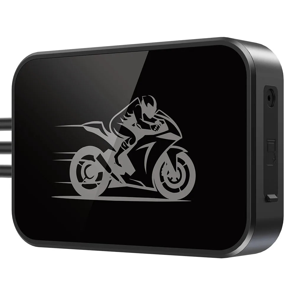 Dashcam moto JIUYIN double caméra 720P – vue détaillée