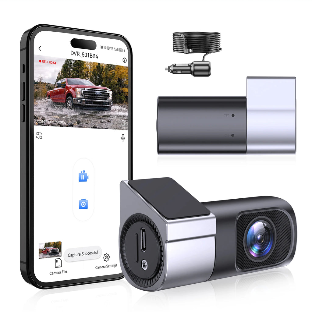Dashcam voiture HISMAHO 1080P WiFi rotation 360 – photo 11