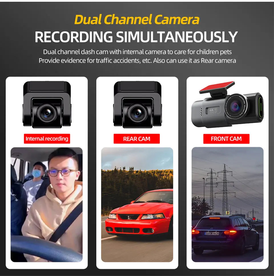 Dashcam voiture Acceo 4K UHD WiFi GPS externe – photo 15