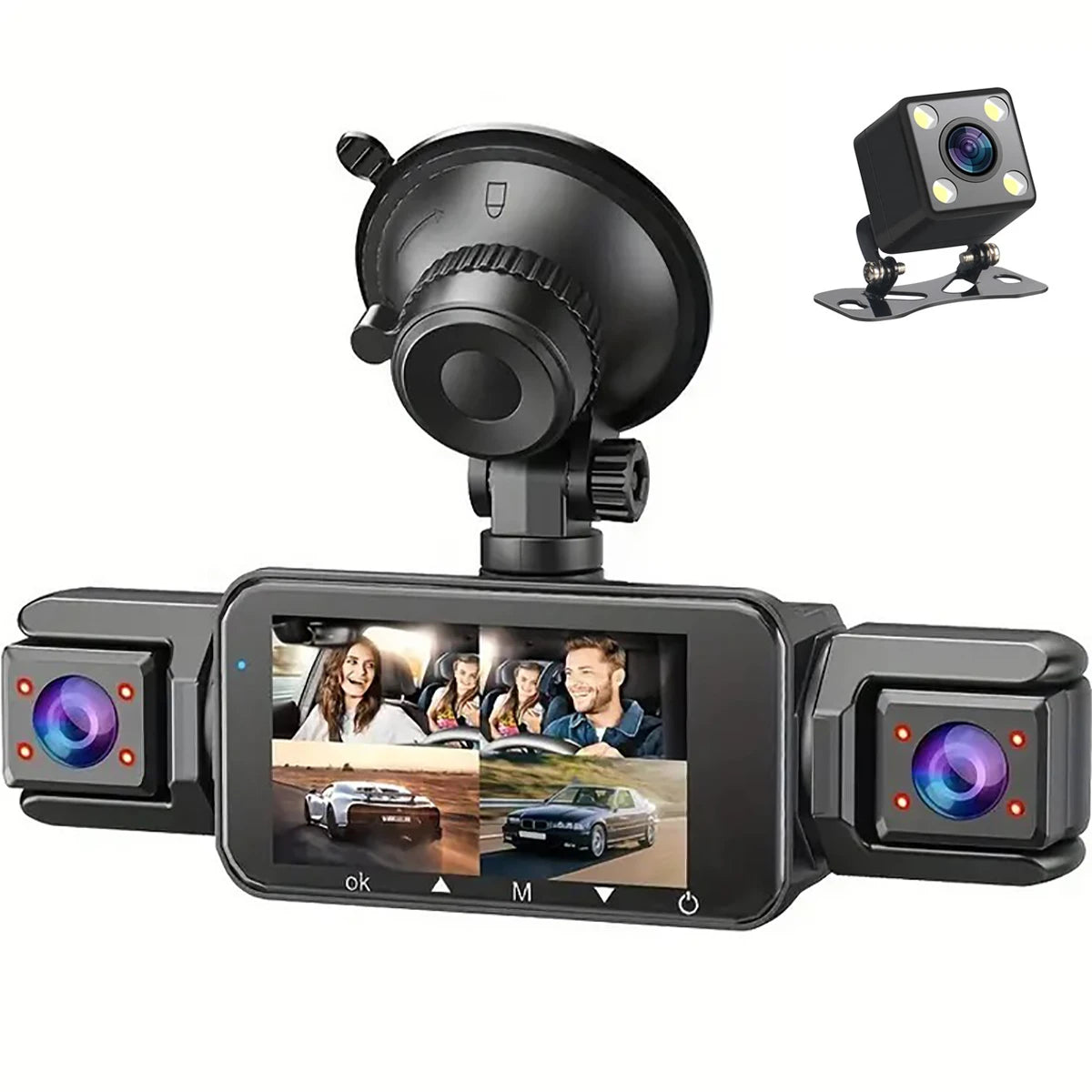 Dashcam voiture etymoofox 4 objectifs écran IPS – photo 28
