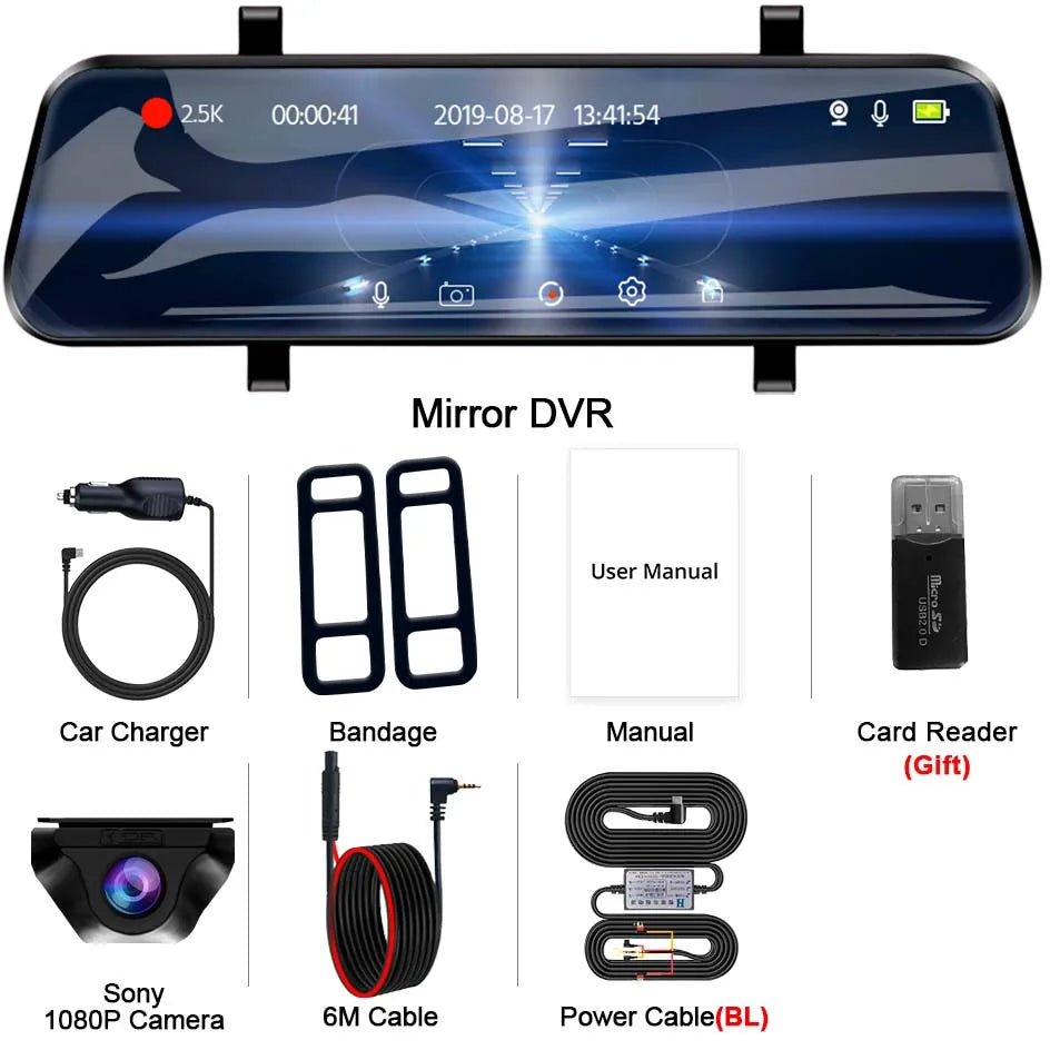 Dashcam rétroviseur E-ACE 2.5K GPS WiFi – photo 46