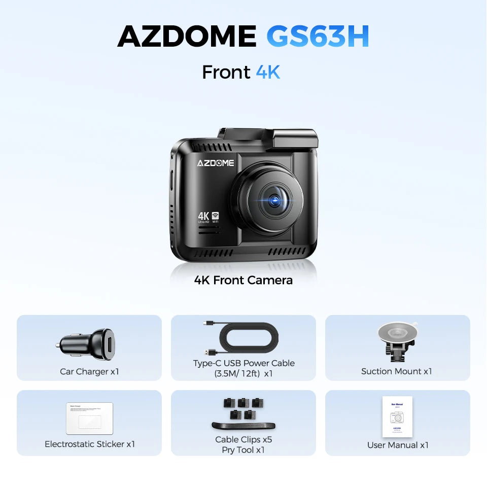 Dashcam AZDOME GS63H 4K Sony STARVIS – photo 24
