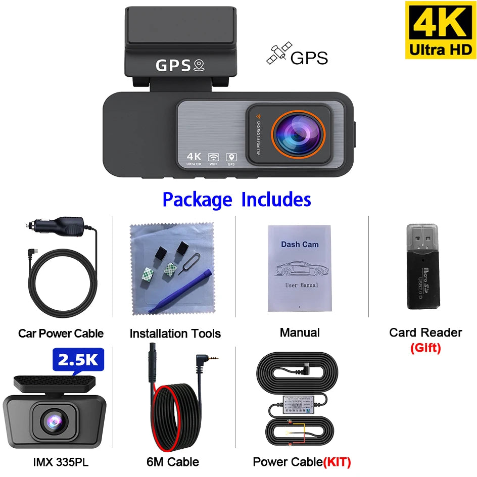 Dashcam voiture Acceo 4K + 2.5K double objectif – photo 30