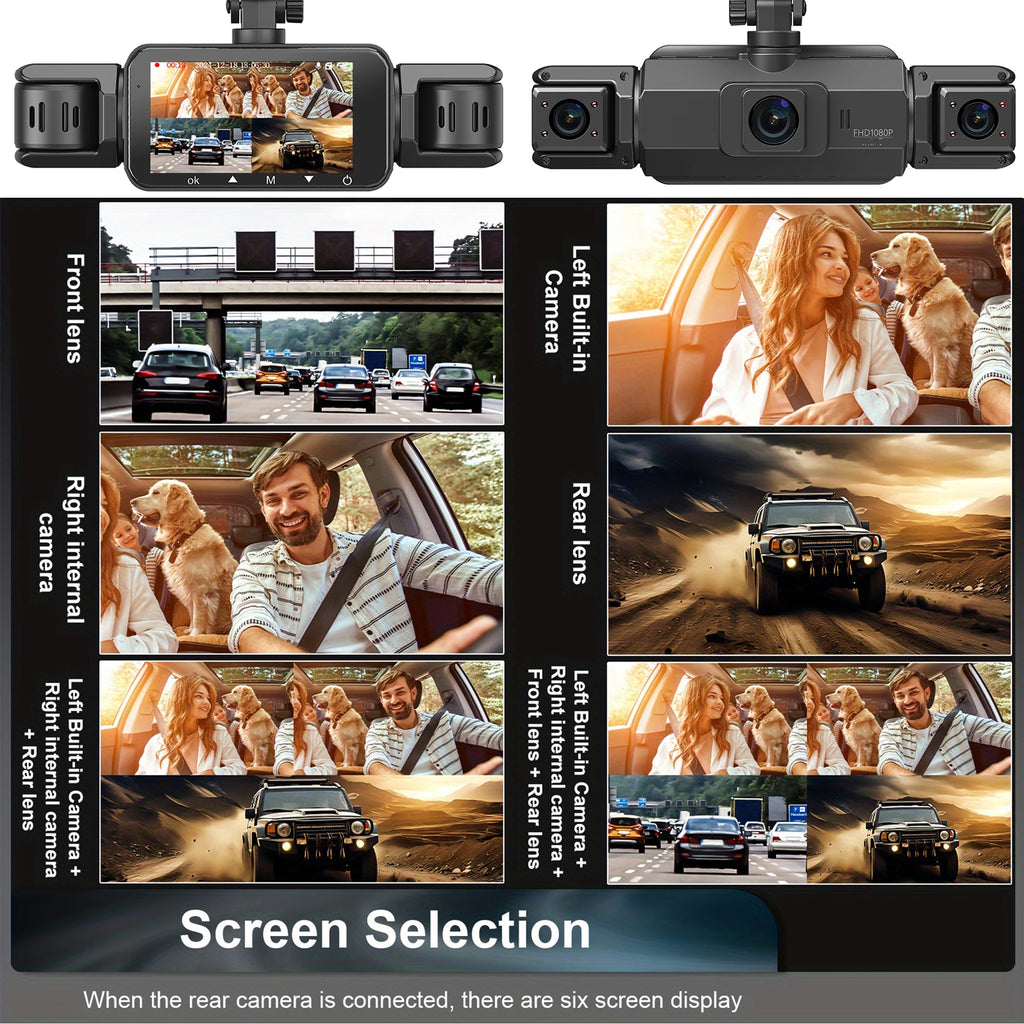 Dashcam voiture 4 canaux 1080P GMAIPOP hardwire – photo 10
