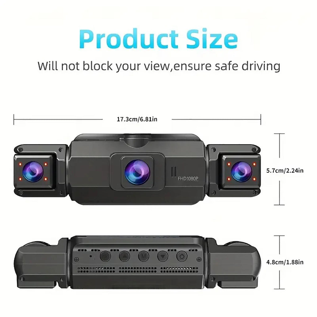 Dashcam voiture etymoofox 4 objectifs écran IPS – photo 26