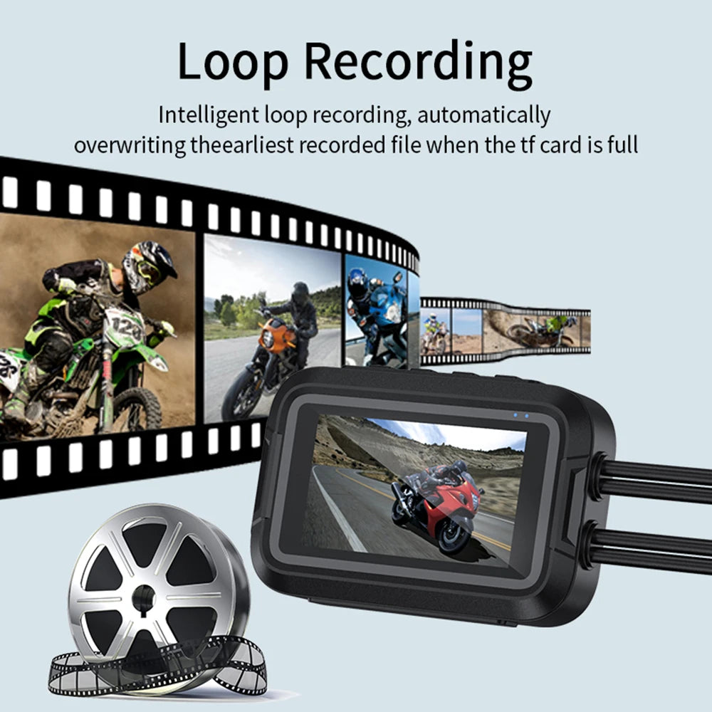 Dashcam moto Kocam 1080P GPS WiFi étanche – photo 10