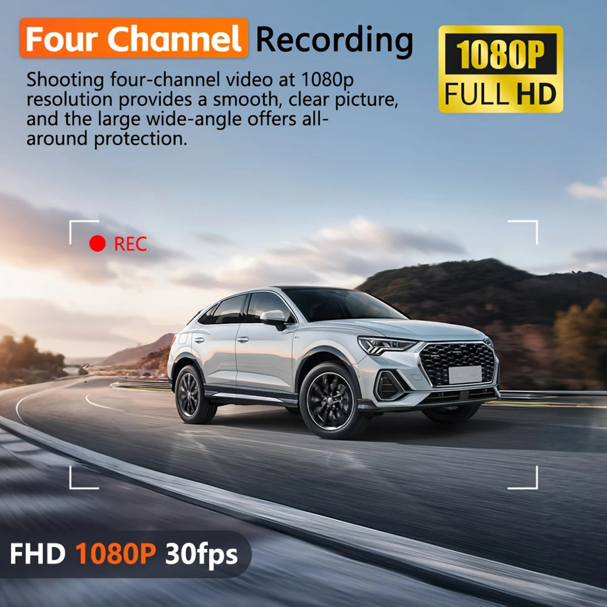 Dashcam voiture 4 canaux 1080P GMAIPOP hardwire – photo 14