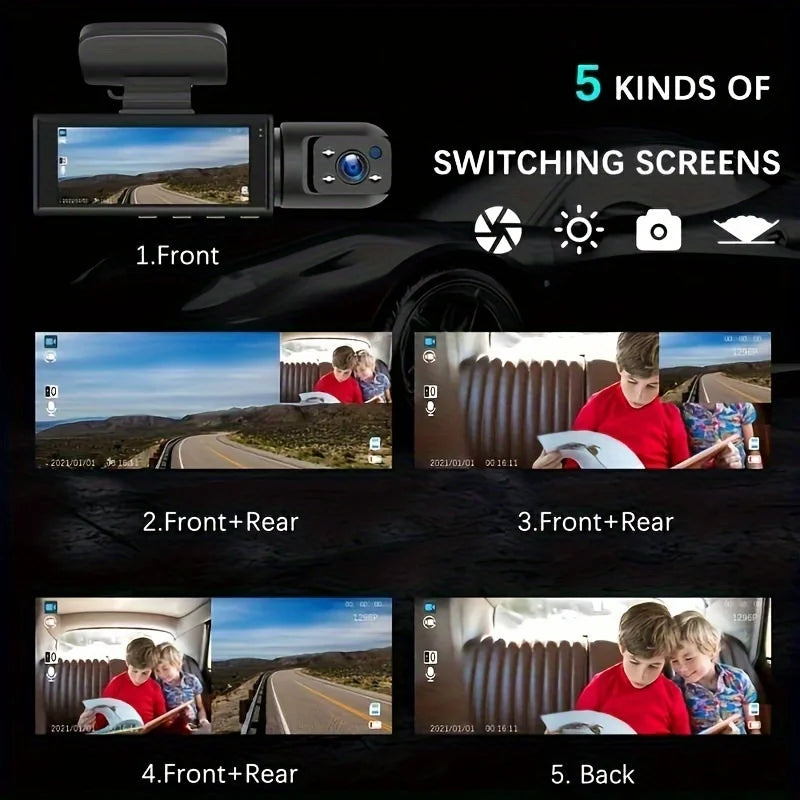 Dashcam voiture GMAIPOP double 1080P WiFi intérieur – photo 21