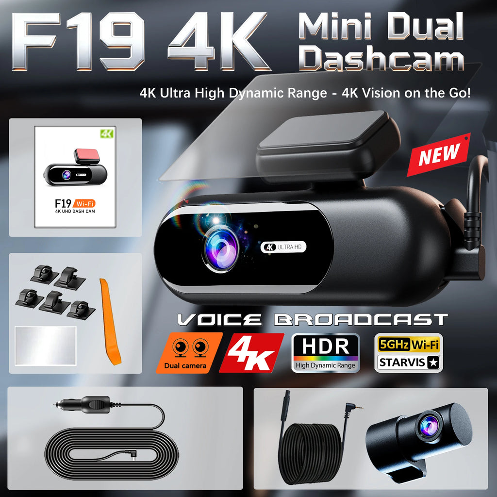 Dashcam voiture GMAIPOP 4K UHD HDR double – photo 32