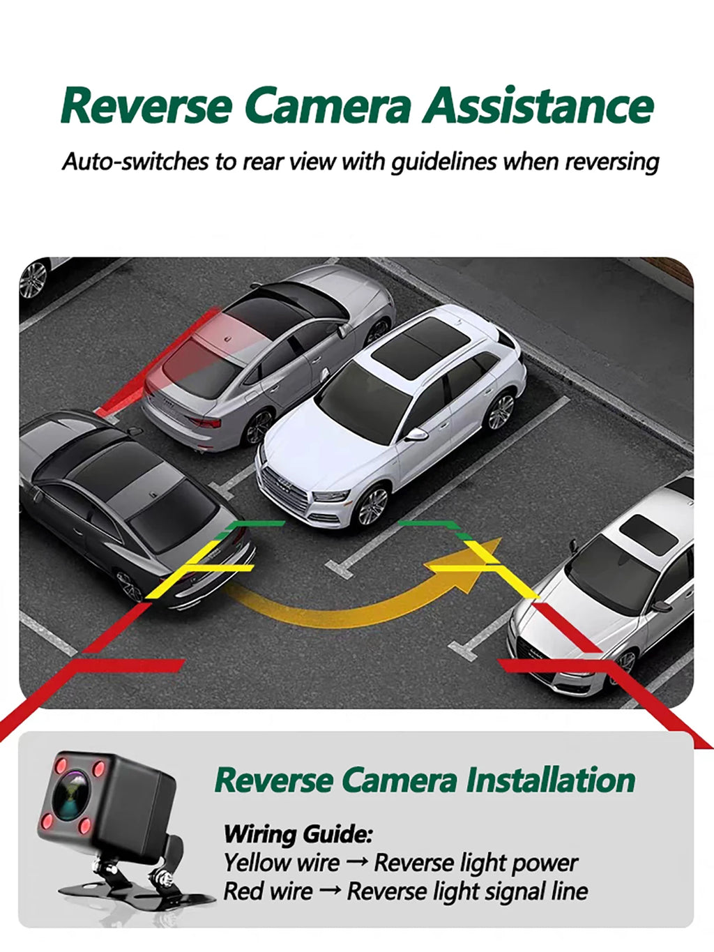 Dashcam voiture etymoofox 4 canaux WiFi rétroviseur – photo 10