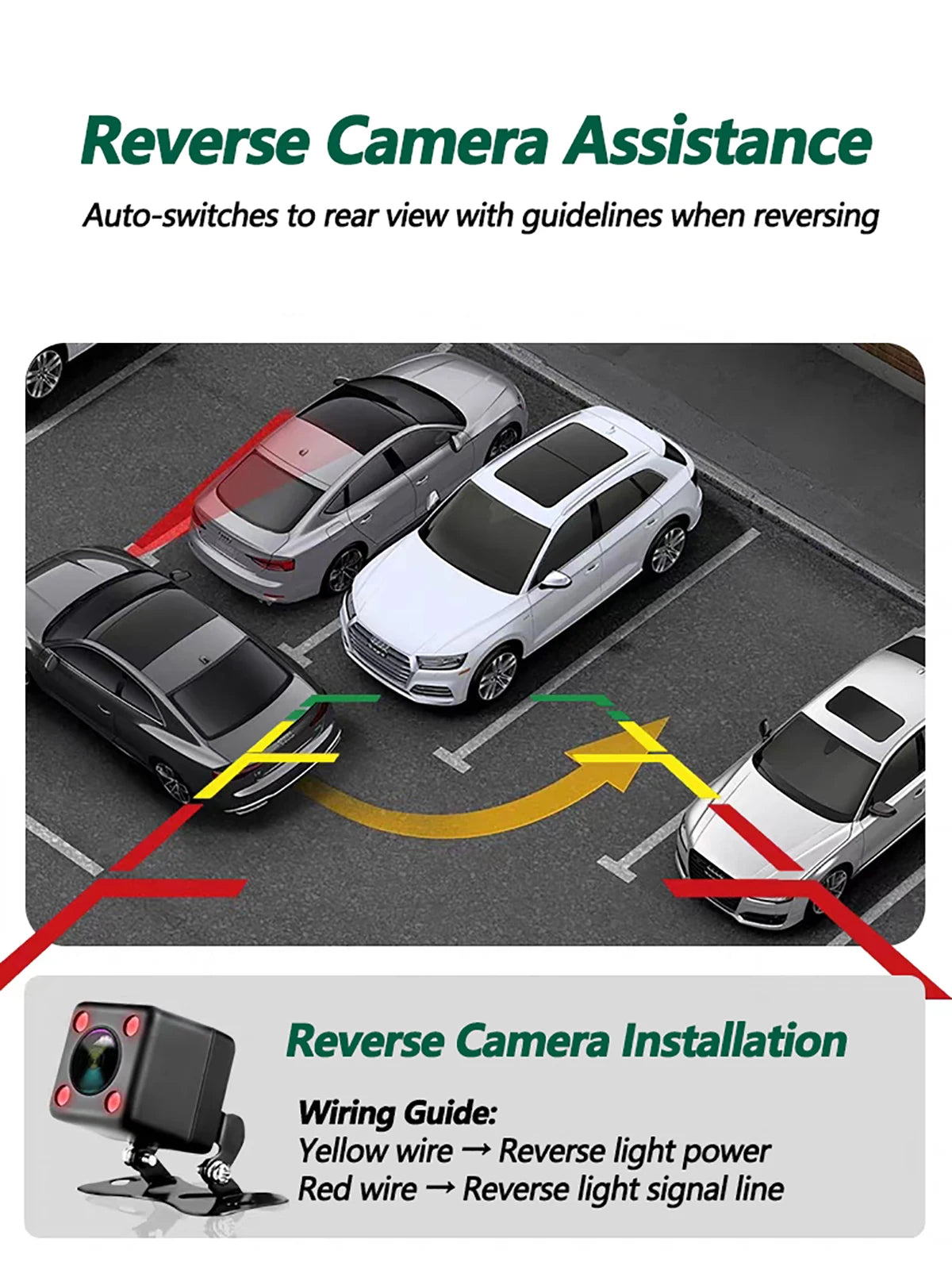 Dashcam voiture etymoofox 4 canaux WiFi rétroviseur – photo 10