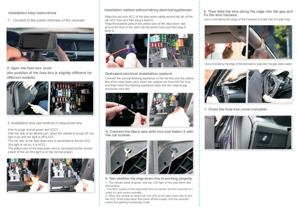 Dashcam voiture etymoofox 4 objectifs écran IPS – photo 29