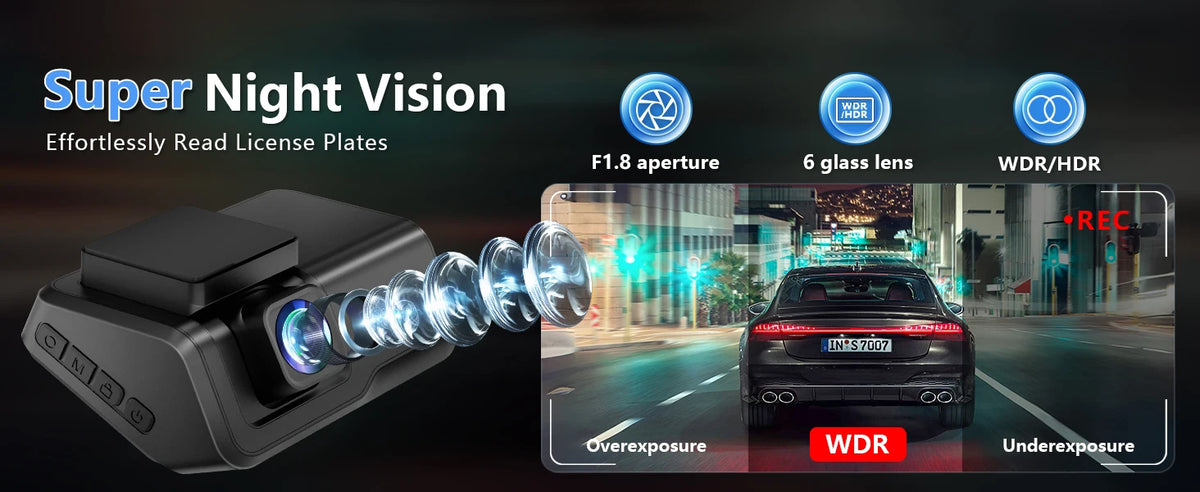 Dashcam voiture Kocam 4K UHD double objectif WiFi – photo 9