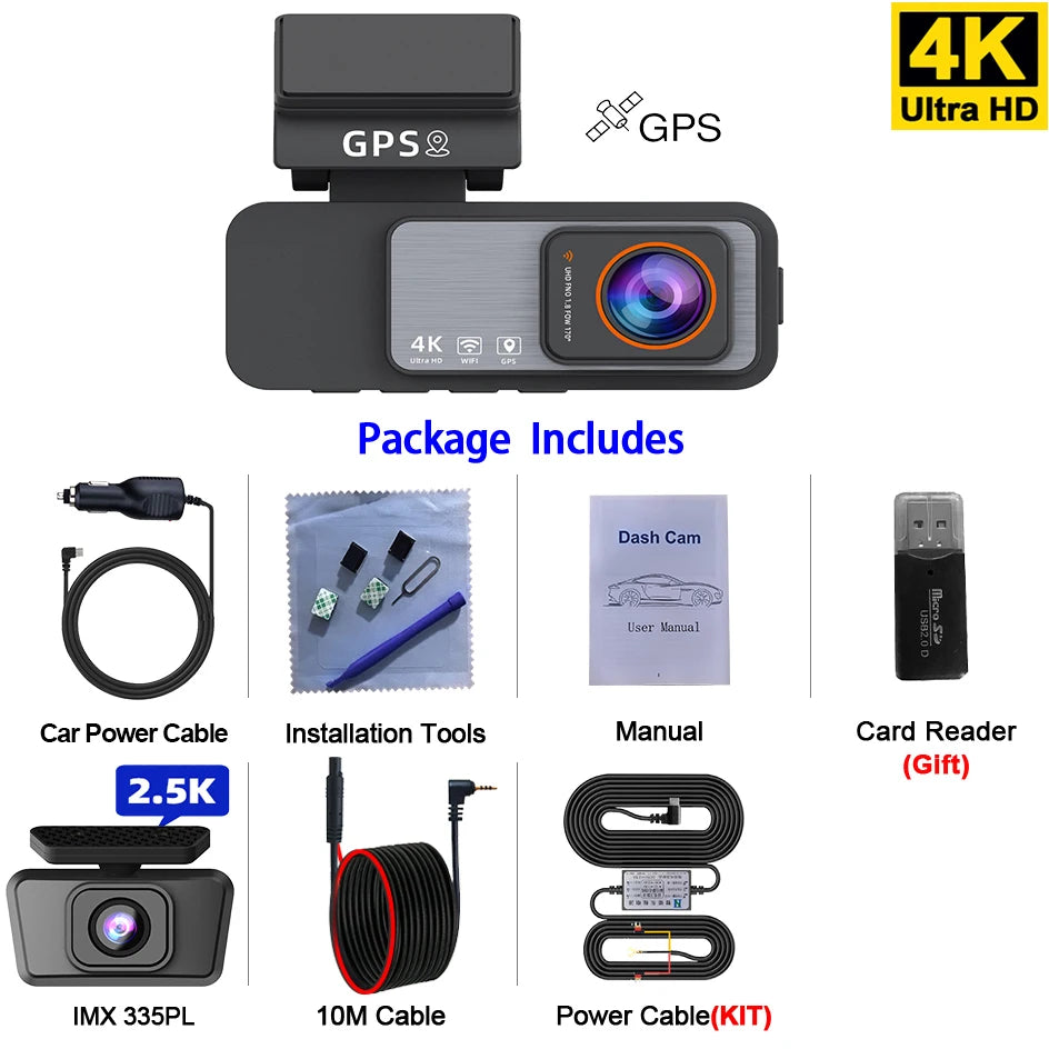 Dashcam voiture Acceo 4K + 2.5K double objectif – photo 26