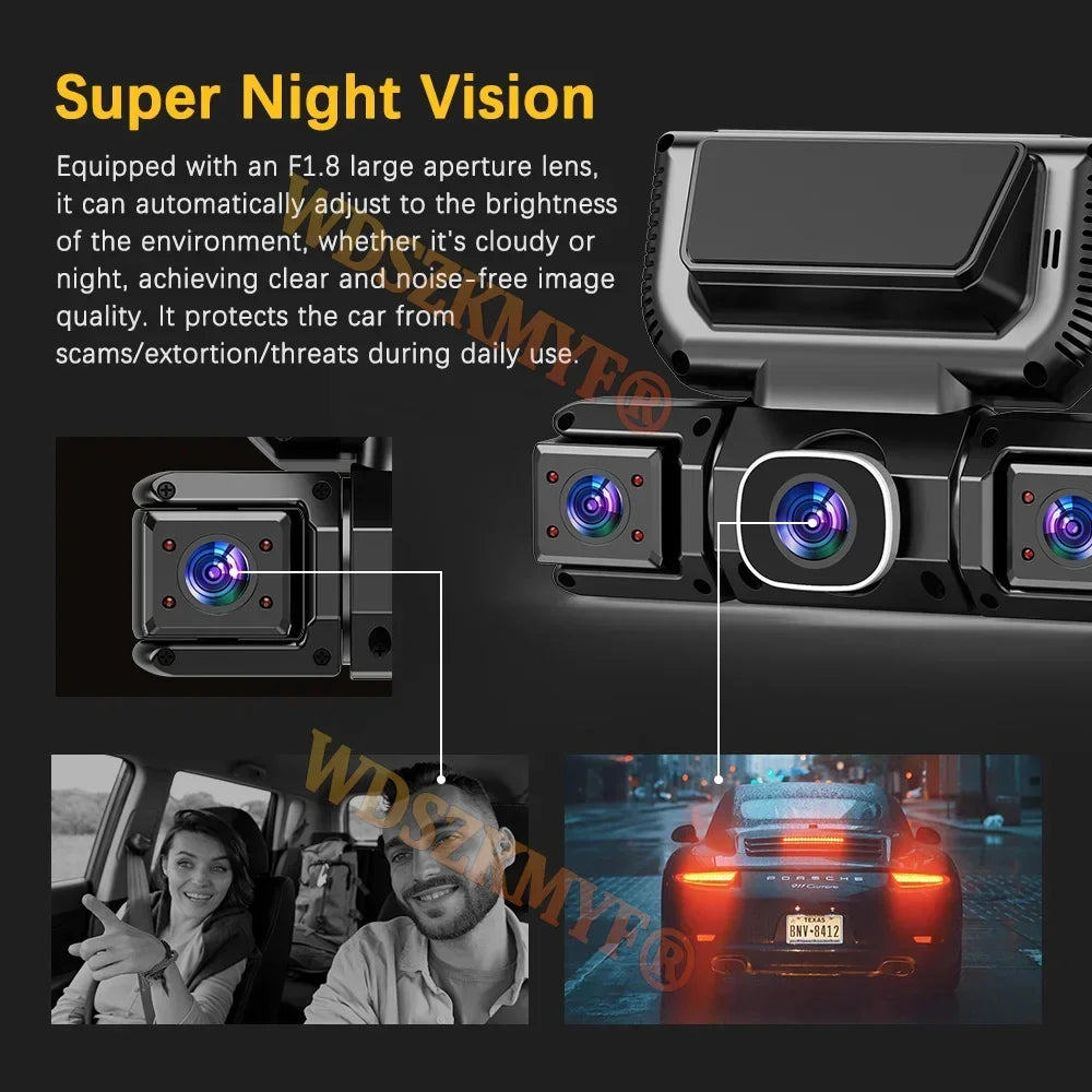Dashcam voiture WDSZKMYF 4 caméras 360 1080P – caractéristiques