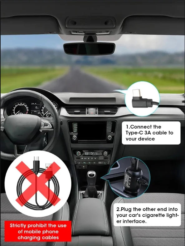 Dashcam voiture Acceo 4K UHD WiFi GPS externe – détails