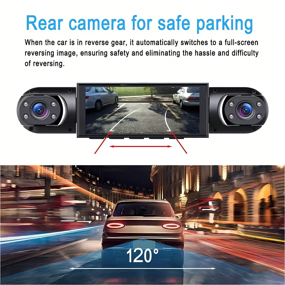 Dashcam voiture etymoofox 4 caméras écran tactile – photo 16
