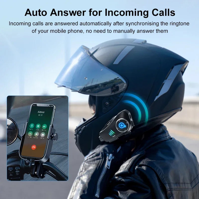 Casque moto Kebidumei caméra 1080P Bluetooth – aperçu produit