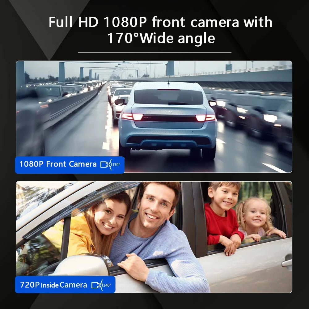 Dashcam voiture GMAIPOP double 1080P WiFi intérieur – photo 25