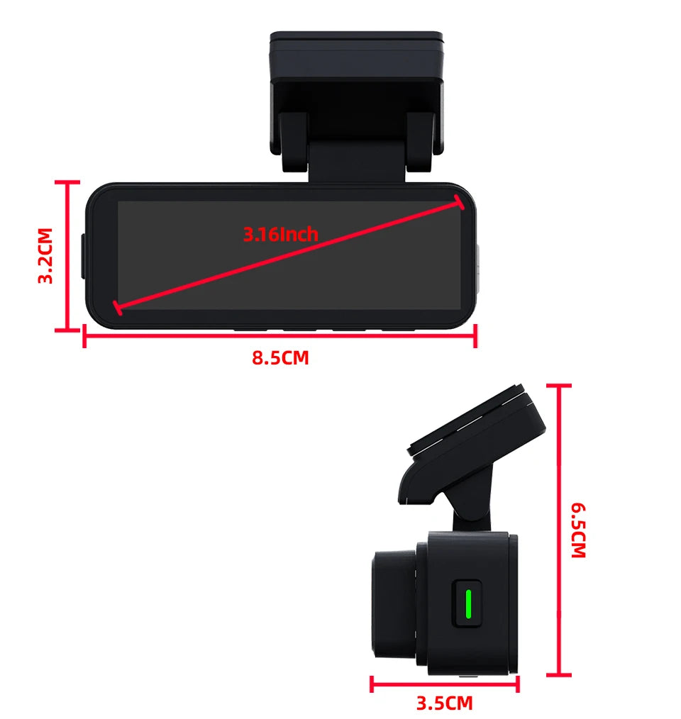 Dashcam voiture Acceo 4K + 2.5K double objectif – photo 21