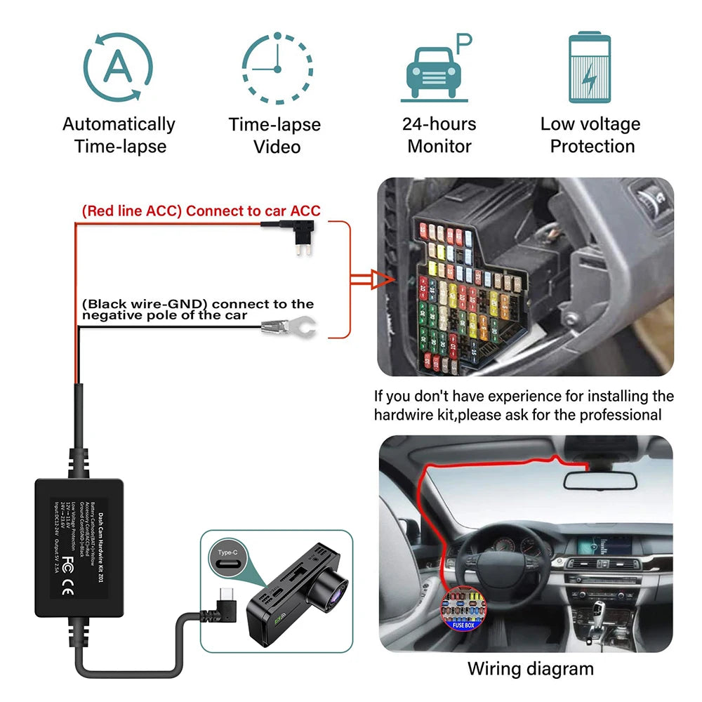 Dashcam voiture GMAIPOP double 1080P WiFi intérieur – photo 29