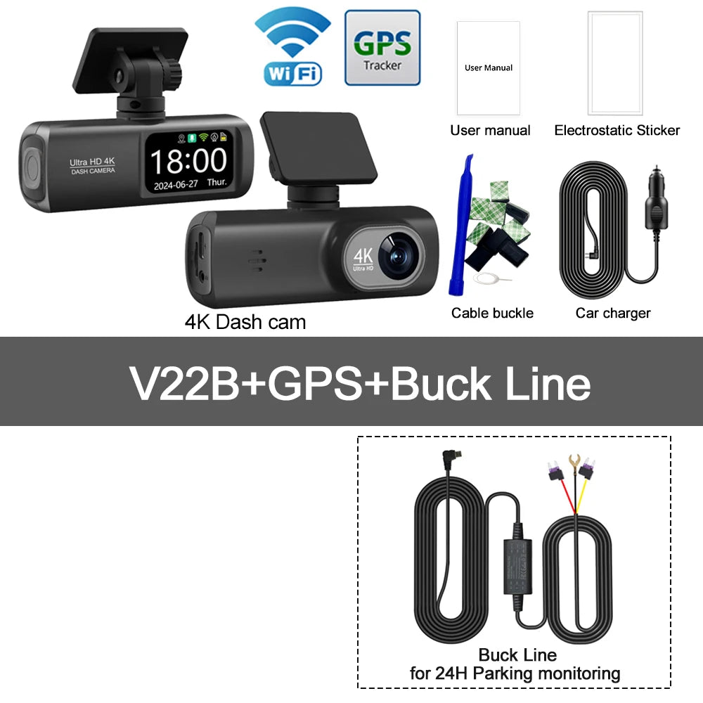 Dashcam voiture Kocam 4K UHD WiFi GPS externe – photo 23