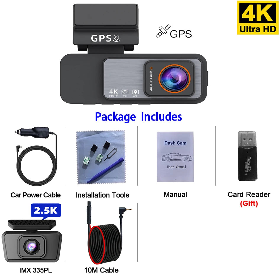 Dashcam voiture Acceo 4K + 2.5K double objectif – photo 32