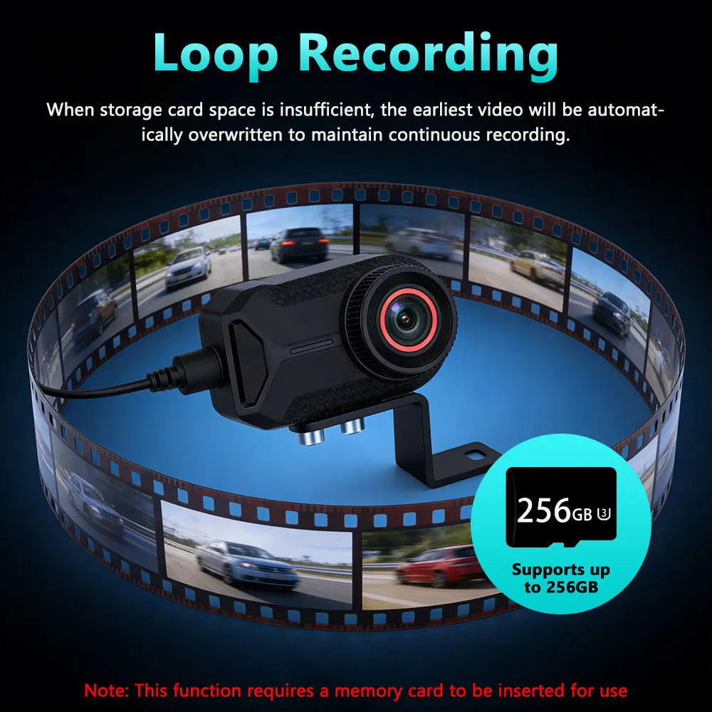 Dashcam moto 2K WiFi IP66 GPS interne – photo 12