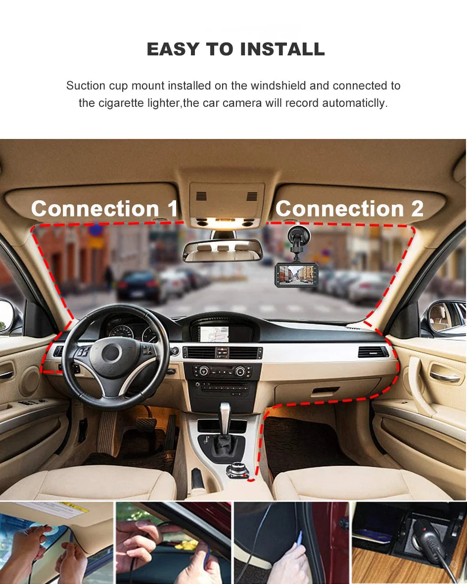 Dashcam rétroviseur Acceo 4 pouces tactile 1080P – photo 16