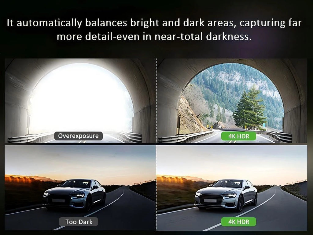 Dashcam voiture GMAIPOP 4K UHD HDR double – photo 11