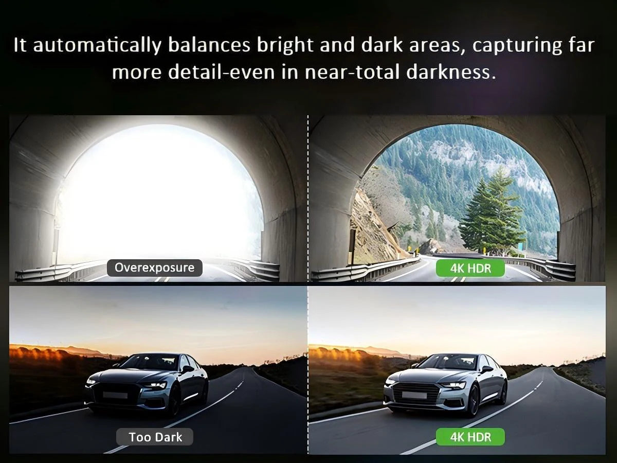 Dashcam voiture GMAIPOP 4K UHD HDR double – photo 11