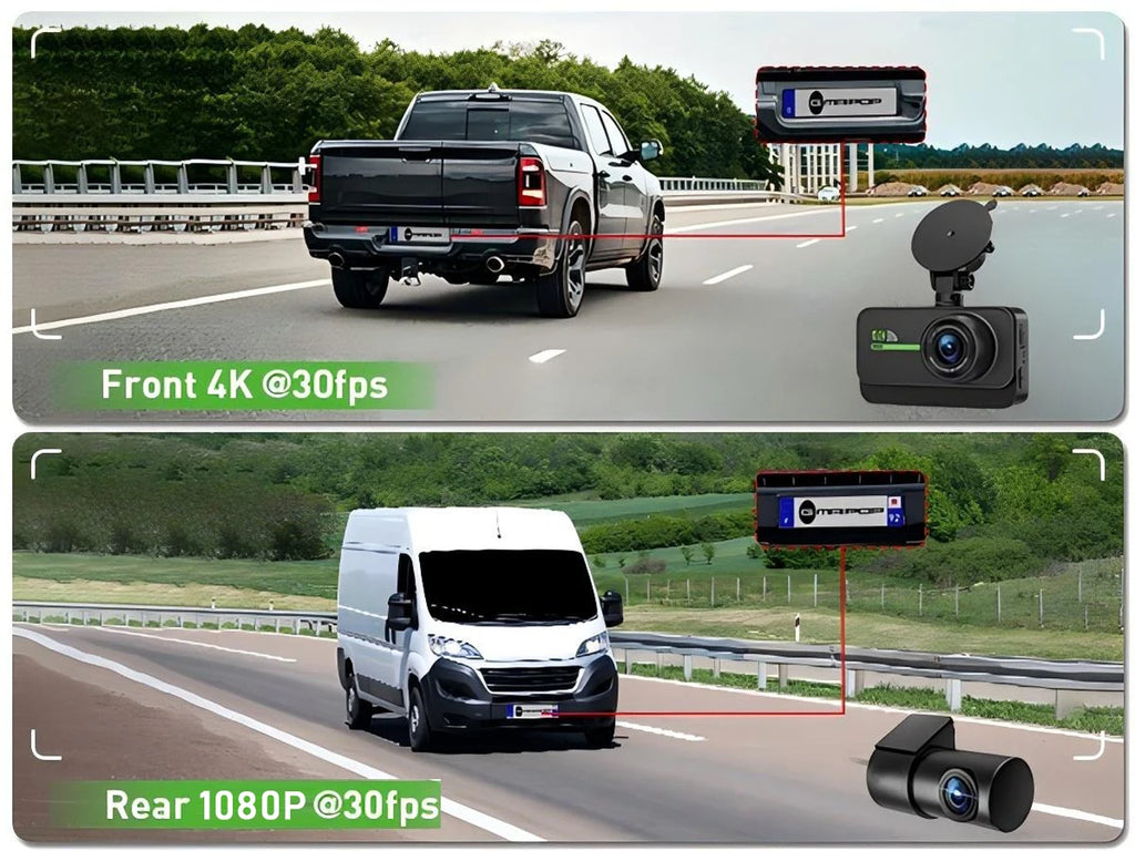 Dashcam voiture GMAIPOP 4K double rétroviseur – photo 10