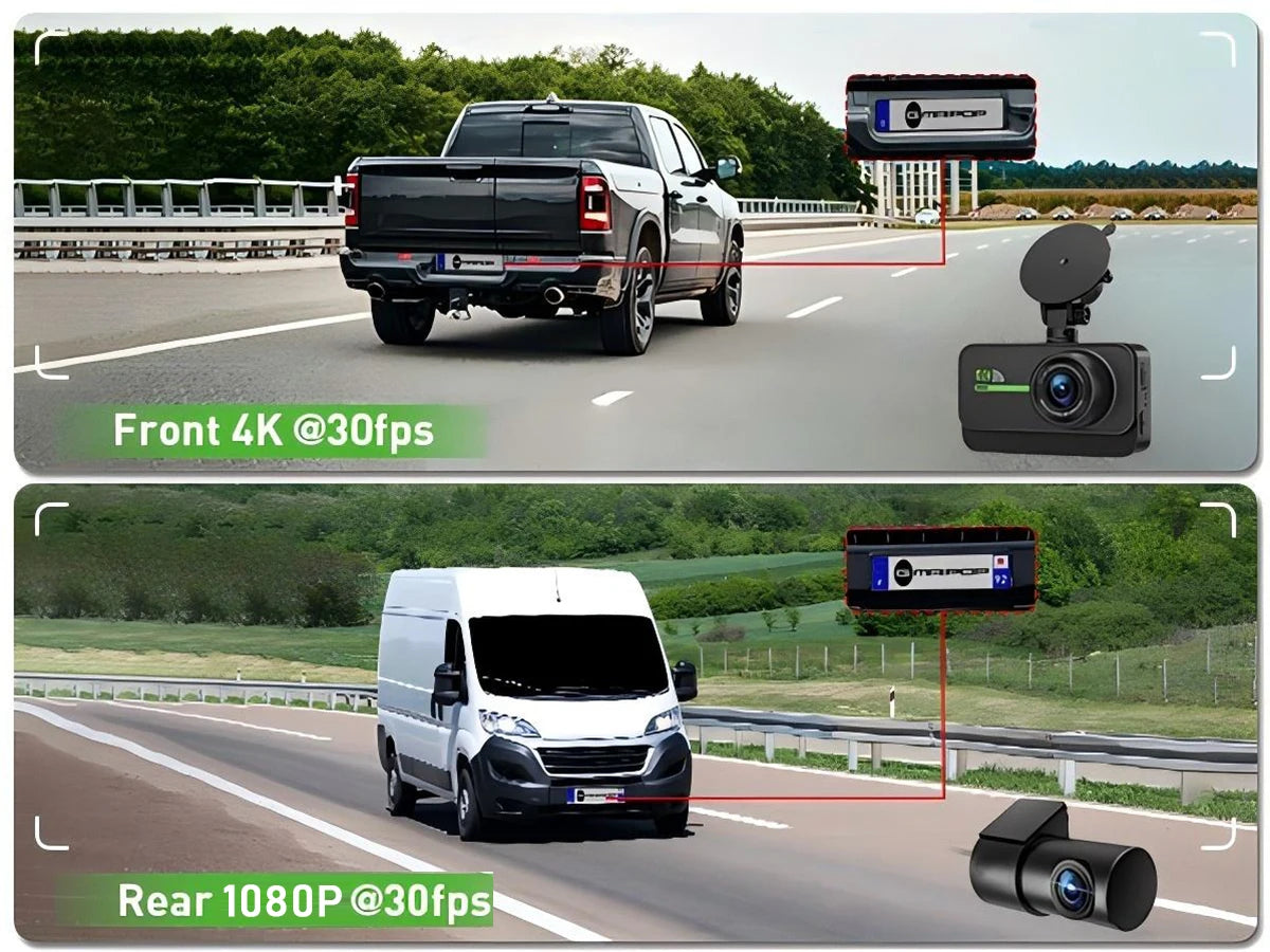Dashcam voiture GMAIPOP 4K double rétroviseur – photo 10