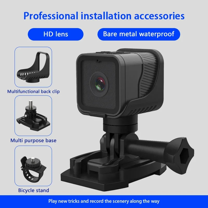 Mini caméra sport 1080P WiFi hotspot – photo 13