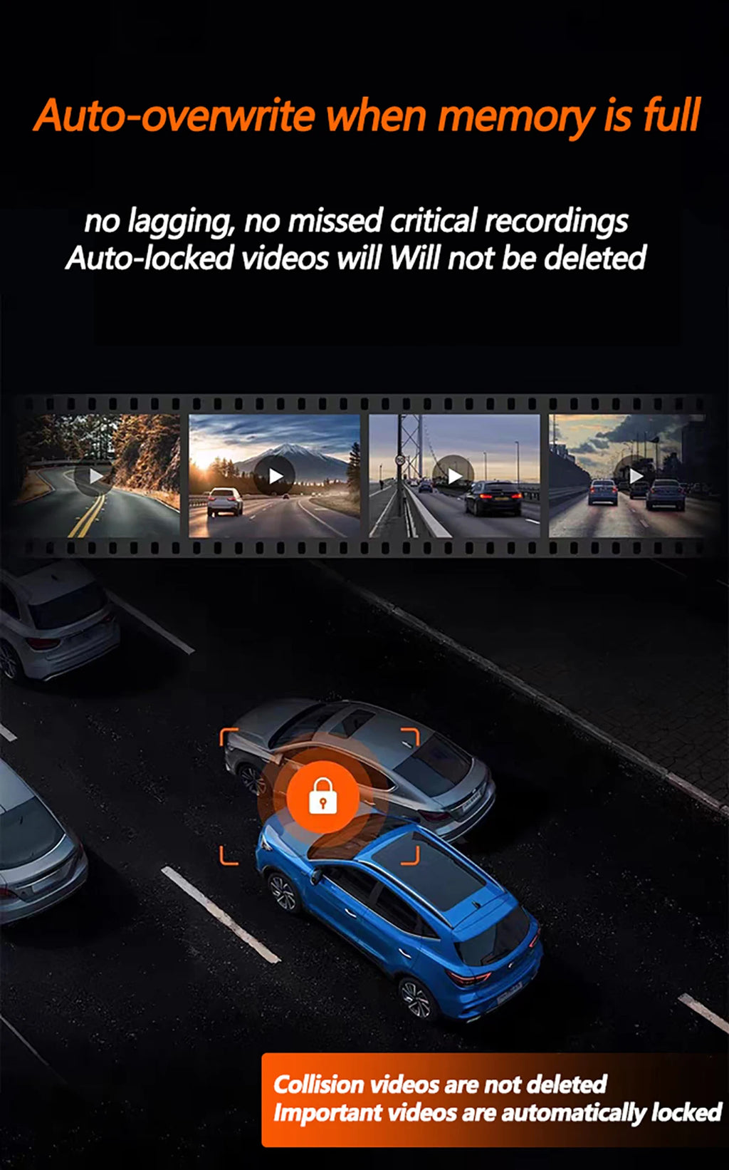 Dashcam voiture etymoofox 4 canaux WiFi rétroviseur – photo 18