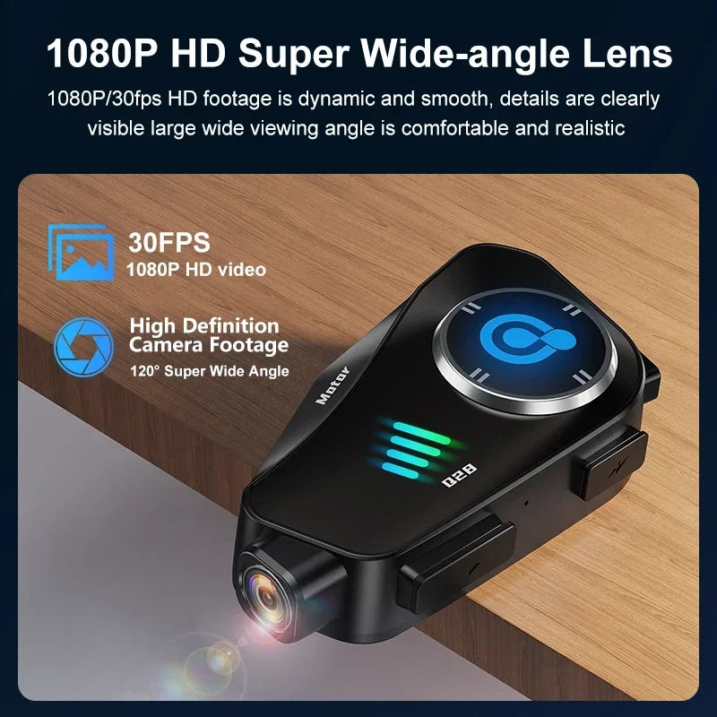 Casque moto Kebidumei caméra 1080P Bluetooth – présentation