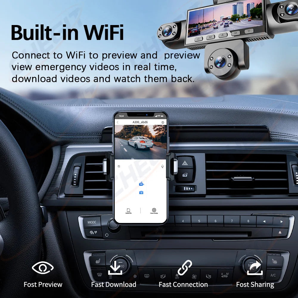Dashcam voiture WDSZKMYF 5 canaux 1080P 360 – photo 12