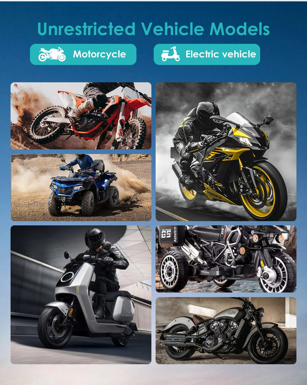 Dashcam moto Icreative écran 3 pouces 720P – photo 25
