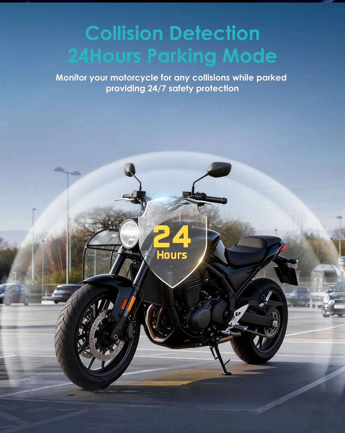 Dashcam moto Icreative écran 3 pouces 720P – photo 27