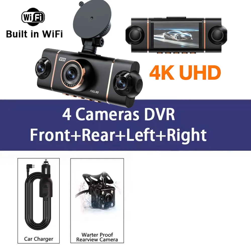 Dashcam voiture 4 canaux 4K UHD 360 – photo 21