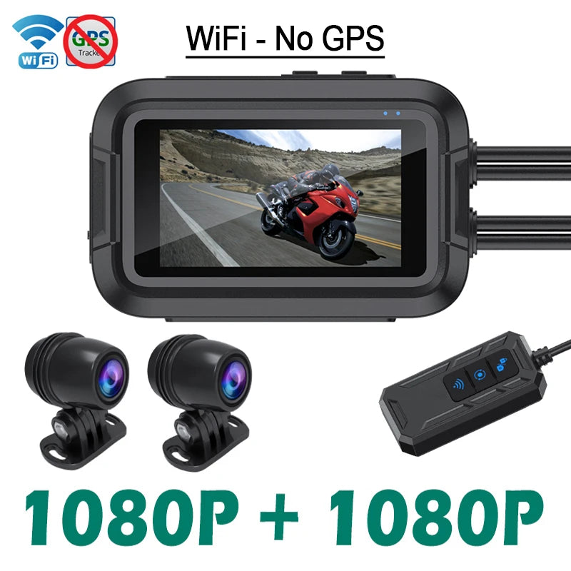 Dashcam moto Kocam 1080P GPS WiFi étanche – photo 16