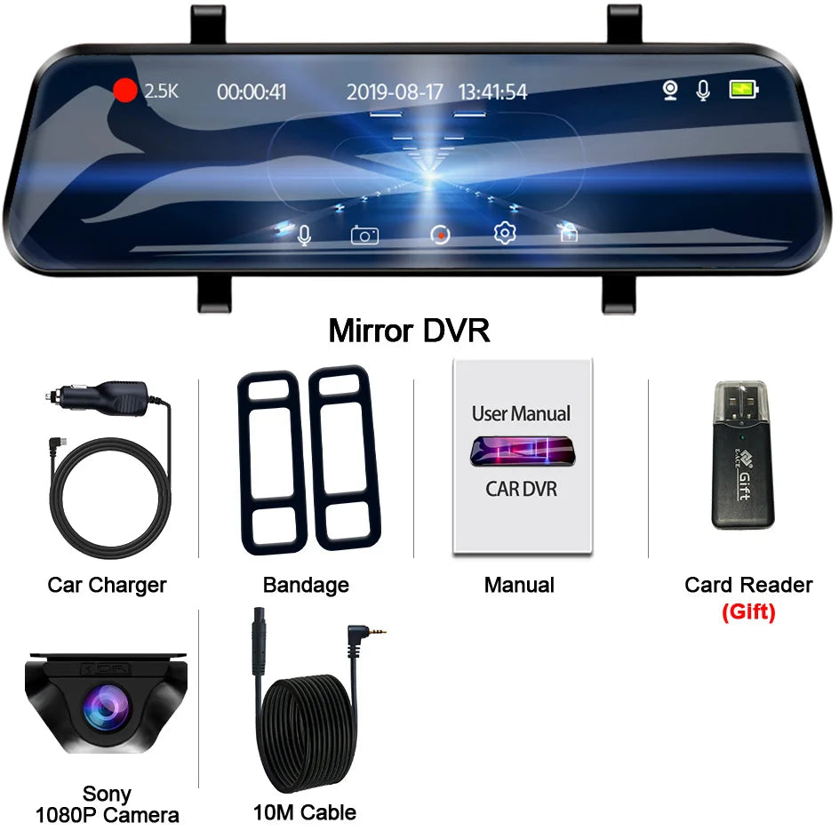 Dashcam rétroviseur E-ACE 2.5K GPS WiFi – photo 40