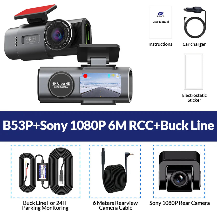 Dashcam voiture Acceo 4K UHD WiFi GPS externe – photo 21