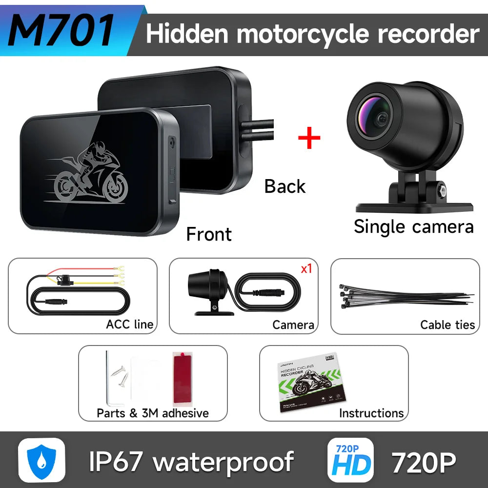 Dashcam moto JIUYIN double caméra 720P – photo 20