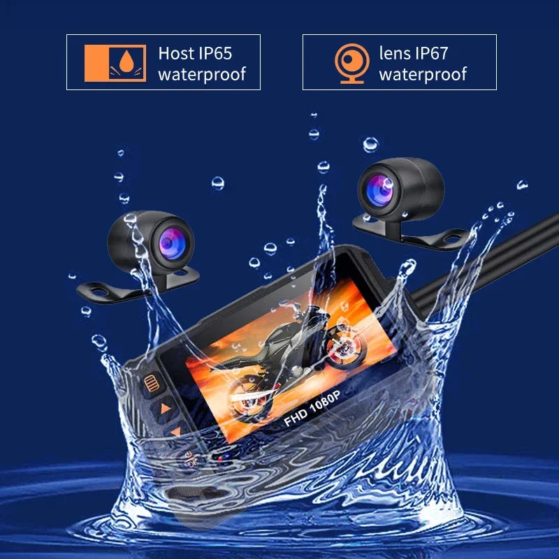 Dashcam moto Icreative écran 3 pouces 720P – présentation
